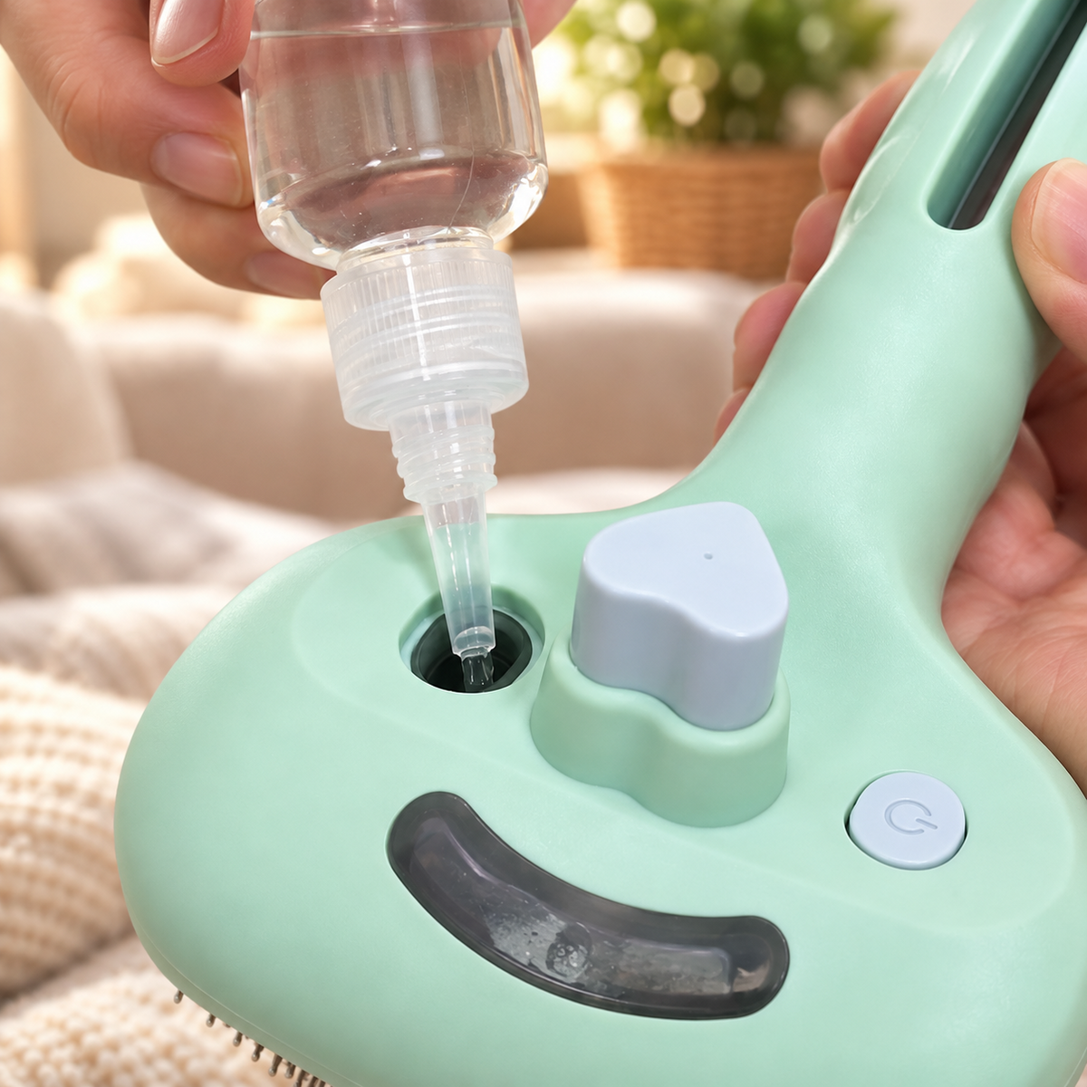 Riempimento del serbatoio con acqua pulita